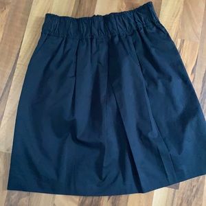 BANANA REPUBLIC black elastic wide waist skirt XS
